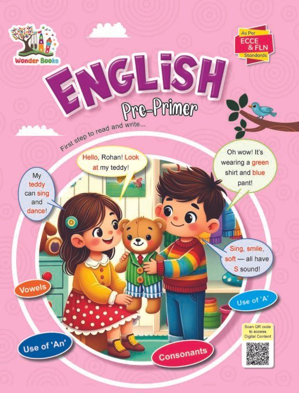 Wonderpatch Learning Books Wonder Books LKG English Pre Primer – Scholar Mind